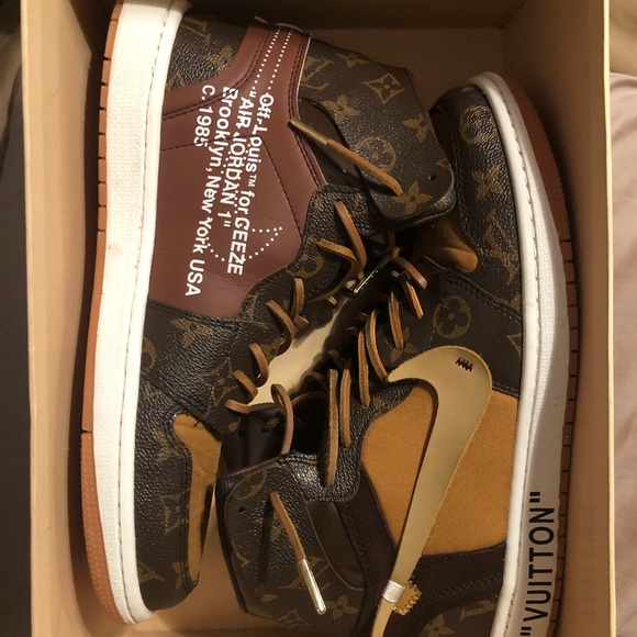 louis vuitton off white jordan 1 for sale